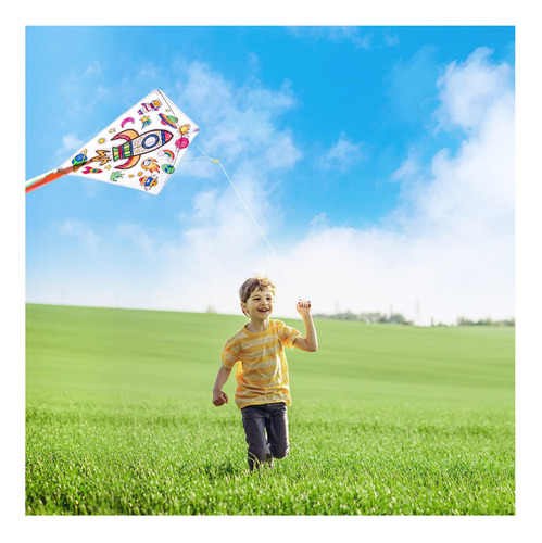 Joyin 8 Paquetes Kite En Blanco De Bricolaje Con Bolígrafos