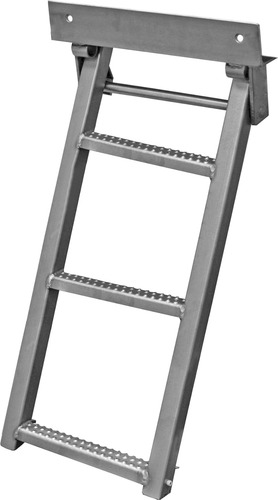 Escalón Retráctil De Acero Inoxidable Para Camión De 3 Pelda