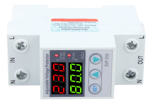 Dispositivo De Protección De Voltaje Svp916 100-130vac Ajust