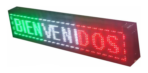 Aviso Mensajes Personalizables Led Grandwell 10x66cm