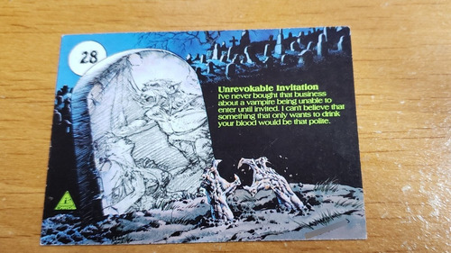 Card - Bernie Wrightson, Master Of The Macabre 1993 Nº 28