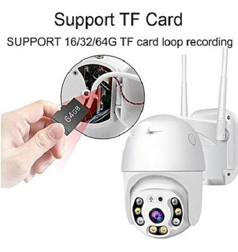 Imagen 6 de 10 de Camara Ip Wifi Exterior Inalambrica Zoom 5x