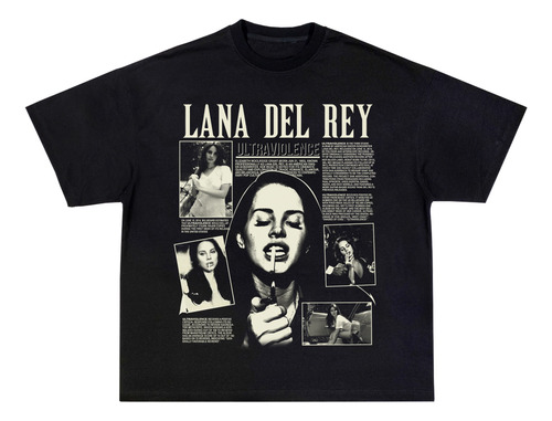 Playera Lana Del Rey Ultraviolence Oversize Vintage