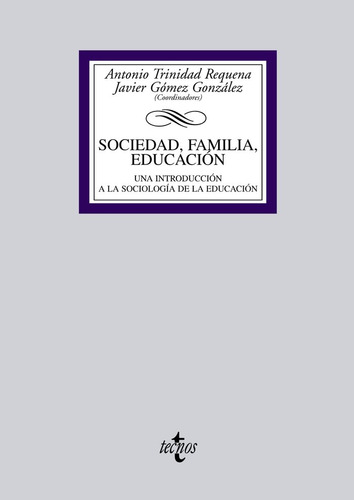 Sociedad, Familia, Educación (libro Original)