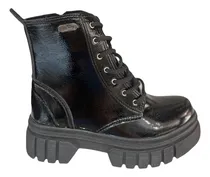 Comprar Borcegos Botas Mujer Zapatos Botineta Cuero Vegan Caña Media