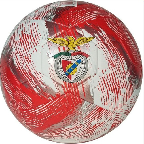 Bola De Futebol Pvc / Pu Numero 5 Vermelha/branca Benfica