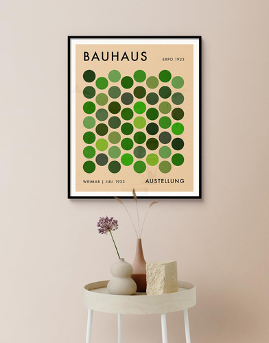 Arte De Pared De Mediados De Siglo Inspirado En Bauhaus - 16