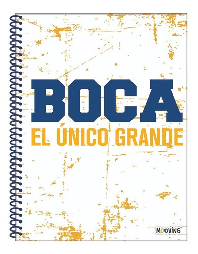 Cuaderno Universitario A4 Boca 80 Hojas Mooving T/sr Rayado