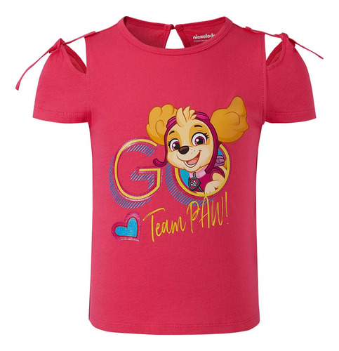 Polera Niña Paw Patrol Fucsia I Fashion's Park