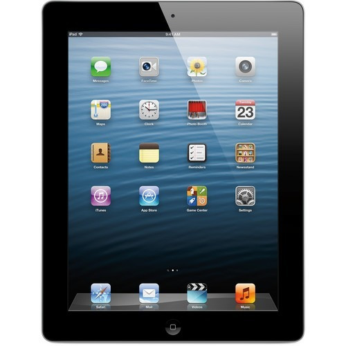 Apple iPad 4 Black 32gb Led 9.7  4g Lte Wifi 5mp Bt 4.0