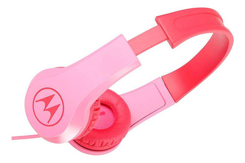 Audífonos On-ear Motorola Squads 200 Para Niños Rosa