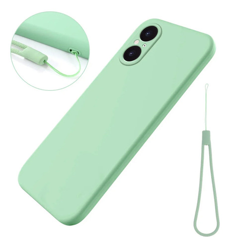 Xfunda De Silicona Líquida Para Xperia 5 V, Protección Total