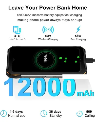 Doogee S89 Pro · Desbloqueador 65 W 8 Gb+ 256 Rapid Charge