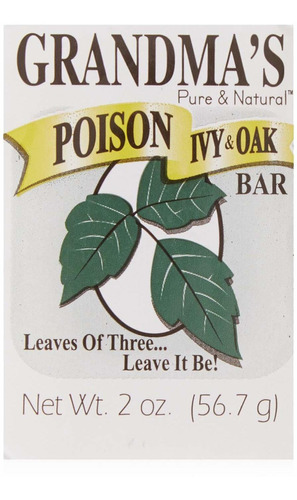 Grandmas Poison Ivy Soap Bar - 2.0 Oz Itch Relief Wash With
