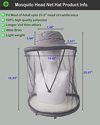 Gorra Mosquitera Aggafa, Upf 50+, La Mejor