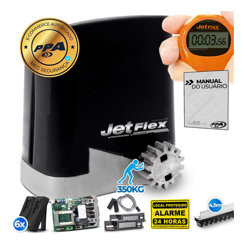 Kit Motor Ppa Dz Jet Flex 1/4hp 4,5m Crem 6 Control Rápido