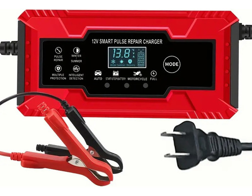 Cargador De Batería Rápido Inteligente De 12v 8a Auto Moto