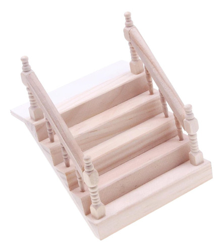 Barandilla De Casa De Muñecas, Escalera Artesanal Compacta