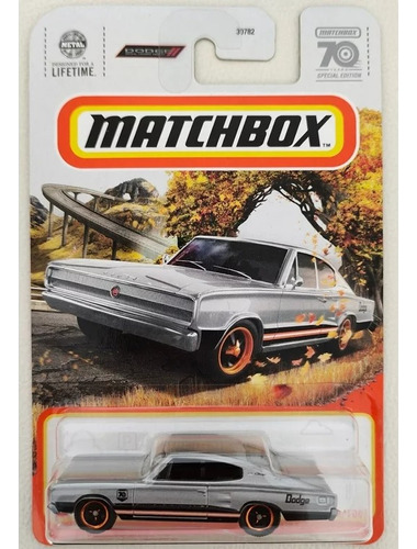 1966 Dodge Charger Matchbox 1/64 70 Aniversario Novedad