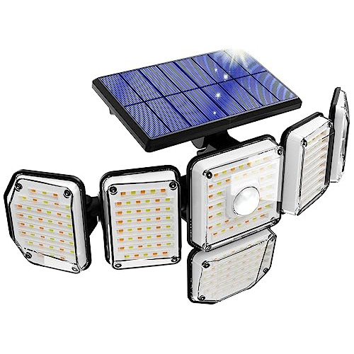 Lenlun Luces Solares De Inundación Para Exteriores, 3500 Lúm