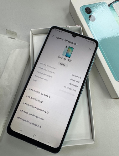 Samsung Galaxy A06 64gb 4gb Light Green Verde Claro (Usado)