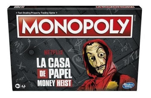 Monopoly Casa De Papel Hasbro: Juego De Mesa Para La Familia