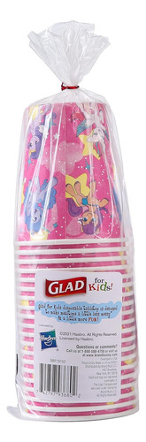 Glad Vasos De Papel My Little Pony Para Niños, My Little Pon