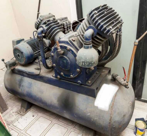 Compresor Modenesi 7,5hp Alta Y Baja C/gran Pulmón Envíos