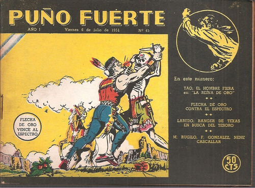 Revista Puño Fuerte Nº 45 Julio 1951