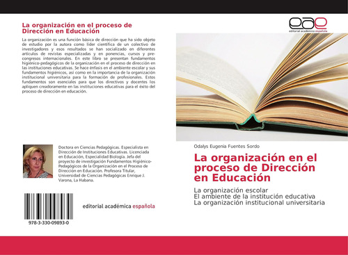 Libro: La Organización En El Proceso De Dirección En Educaci