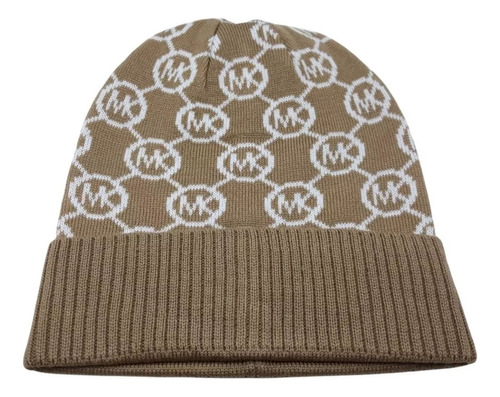 Gorro Michael Kors Marron Logo Original