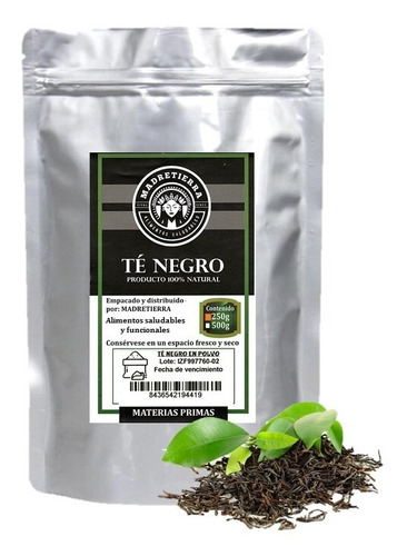 Tea Negro En Polvo X250g - Kg a $72