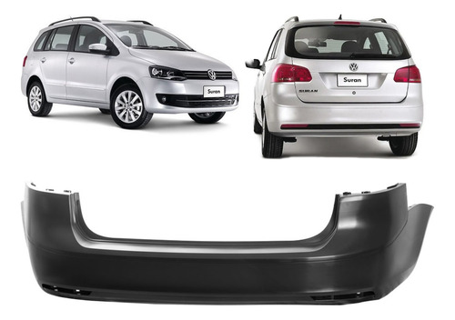 Paragolpe Trasero Volkswagen Suran 2010 2011 2012 2013 2014