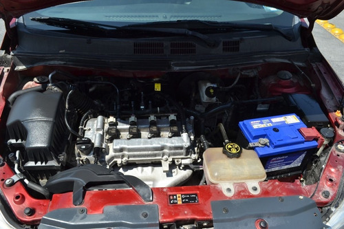Imagen 14 de 14 de Chevrolet Aveo Ltz 2018 Rojo Cereza