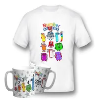 Comprar Number Blocks - Combo: Remera Y Taza Plastica