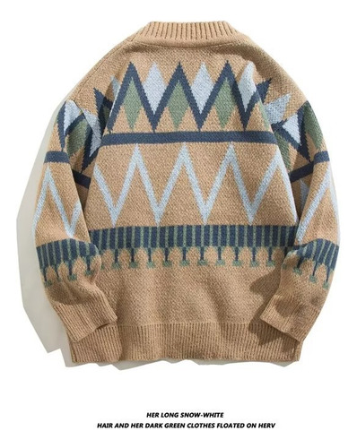 Cárdigan De Punto Con Frente Abierto Para Hombre, Estilo Per