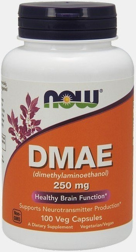 Now Foods | Dmae | 250 Mg | 100 Veg Capsules