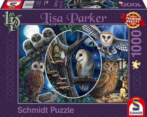 Rompecabezas Puzzle Schmidt Animales Buhos 1000 Piezas