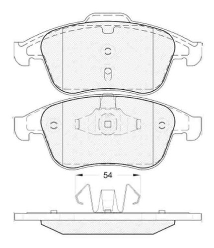 Pastilla De Freno Renault Fluence 1.6 - 2.0 16v Gt 2010/ Del