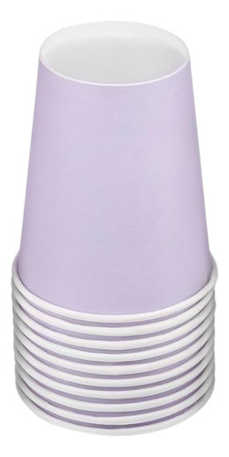 Vaso Stendy Polipapel 8 Onzas Descartable Pack X50 Unidades Color Lila Pastel