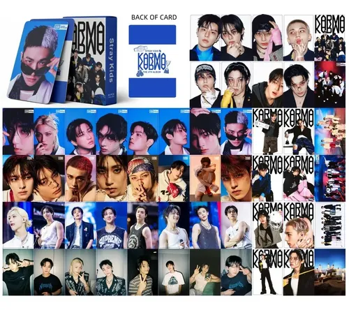 55 Photocards Stray Kids - Karma De Alta Qualidade | Parcelamento