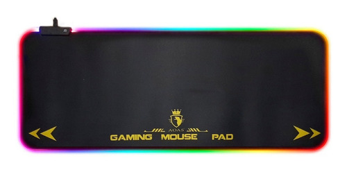 Mousepad Rgb Xl Aoas S4000 Waterproof 80x30cm | Mousepad Xl Color Negro