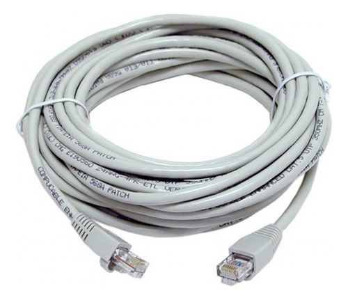 Cable De Red Armado Utp Rj45 Patchcord 5 Metros Cat 6 Rack