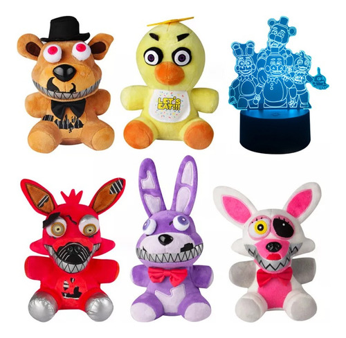 B Lindo Juego De 5 Piezas De Muñeco De Peluche Five Nights