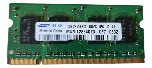 Memoria Ram Samsung Pc2 6400s 1gb 800mhz (m470t2864qz3-cf7)