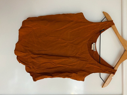 Remera Naranja Oscuro Musculosa