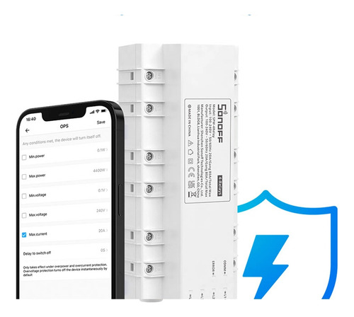 Medidor De Potencia Apilable Inteligente Spm-4relay - Sonoff
