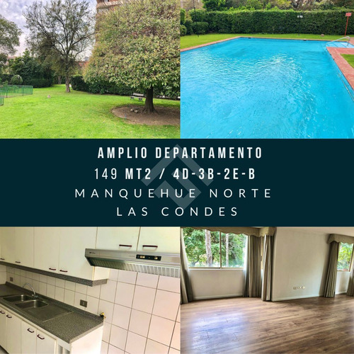 Departamento En Venta De 4d-3b En Las Condes
