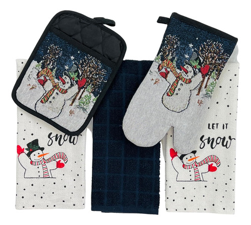 Juego De Toallas De Cocina De Navidad Navideñastoallas De Al