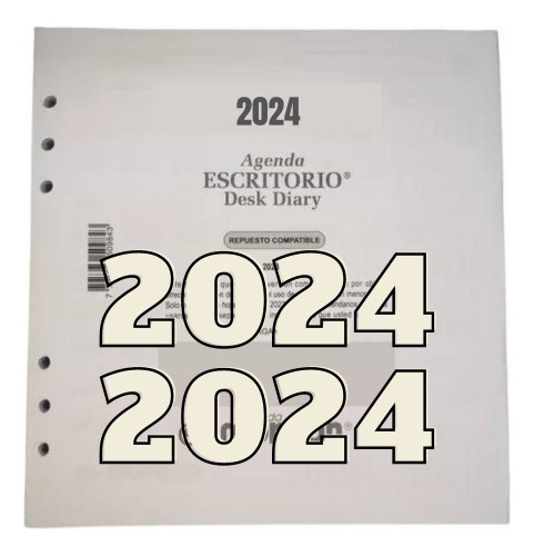 Repuesto Agenda Morgan 2020 Escritorio Diario Solo Días